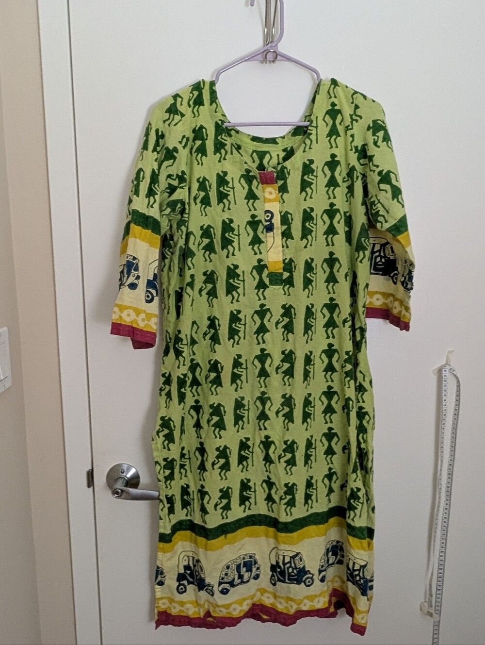Green Printed Kurti